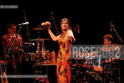 Roma, Auditorium Parco della Musica 22 09 2007.Nella foto: la cantante e songwriter Chiara Civello in concerto..  ©Riccardo Musacchio & Flavio Ianniello/Rosebud2