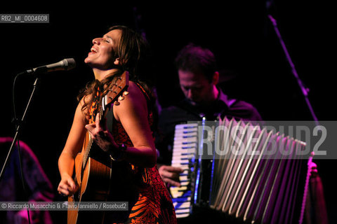 Roma, Auditorium Parco della Musica 22 09 2007.Nella foto: la cantante e songwriter Chiara Civello in concerto..  ©Riccardo Musacchio & Flavio Ianniello/Rosebud2