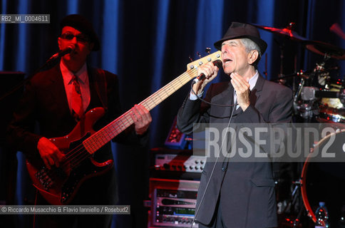 Roma, Auditorium Parco della Musica 28 07 2008.Leonard Cohen in concerto nella Cavea.   ©Riccardo Musacchio & Flavio Ianniello/Rosebud2