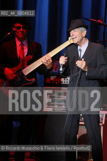 Roma, Auditorium Parco della Musica 28 07 2008.Leonard Cohen in concerto nella Cavea.   ©Riccardo Musacchio & Flavio Ianniello/Rosebud2