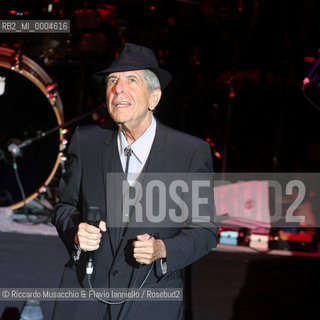 Roma, Auditorium Parco della Musica 28 07 2008.Leonard Cohen in concerto nella Cavea.   ©Riccardo Musacchio & Flavio Ianniello/Rosebud2