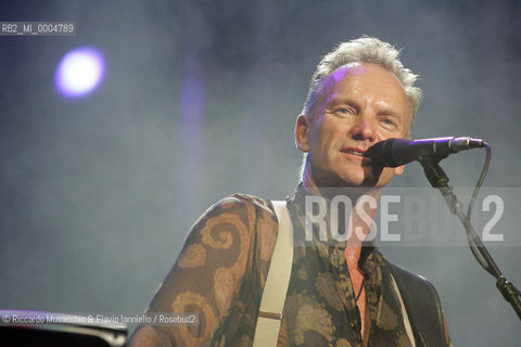 Italy, Milan Jun 23 2006 Duomo square.Cornetto Free Music Festival.in the picture: Sting..  ©Riccardo Musacchio & Flavio Ianniello/Rosebud2