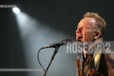 Italy, Milan Jun 23 2006 Duomo square.Cornetto Free Music Festival.in the picture: Sting..  ©Riccardo Musacchio & Flavio Ianniello/Rosebud2