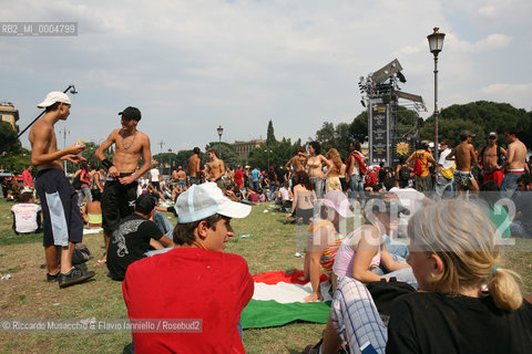 Italy, Rome Jul 02 2005 St.Giovanni square.Cornetto Free Music Festival.  ©Riccardo Musacchio & Flavio Ianniello/Rosebud2