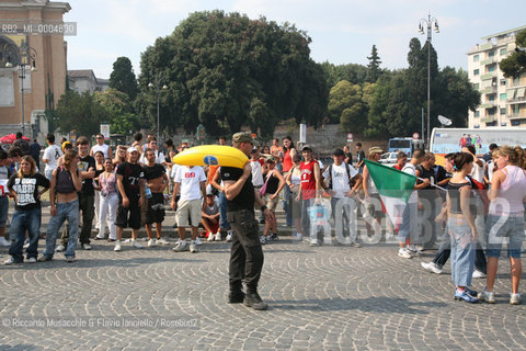 Italy, Rome Jul 02 2005 St.Giovanni square.Cornetto Free Music Festival.  ©Riccardo Musacchio & Flavio Ianniello/Rosebud2