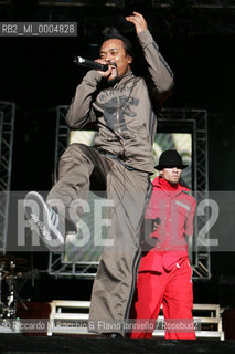 Italy, Rome Jul 02 2005 St.Giovanni square.Cornetto Free Music Festival,.The Black Eyed Peas.  ©Riccardo Musacchio & Flavio Ianniello/Rosebud2