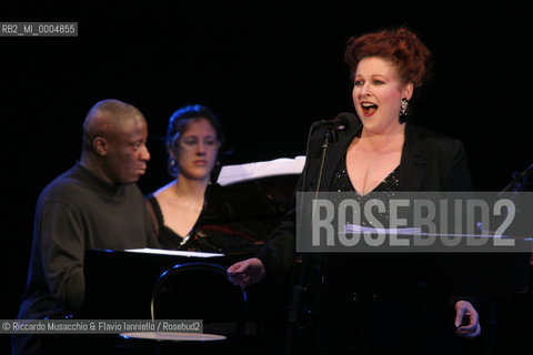 Jan 27 2006 Rome, Auditorium .Broadway Icons.vocalist: Kim Criswell.piano: Wayne Marshall.  ©Riccardo Musacchio & Flavio Ianniello/Rosebud2