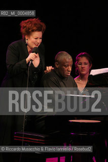 Jan 27 2006 Rome, Auditorium .Broadway Icons.vocalist: Kim Criswell.piano: Wayne Marshall.  ©Riccardo Musacchio & Flavio Ianniello/Rosebud2