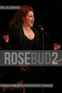 Jan 27 2006 Rome, Auditorium .Broadway Icons.vocalist: Kim Criswell.piano: Wayne Marshall.  ©Riccardo Musacchio & Flavio Ianniello/Rosebud2