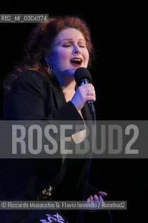 Jan 27 2006 Rome, Auditorium .Broadway Icons.vocalist: Kim Criswell.piano: Wayne Marshall.  ©Riccardo Musacchio & Flavio Ianniello/Rosebud2