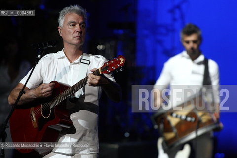 Rome, Jul 2o 2009 Auditorium Music Park.Scottish-American musician David Byrne in concert.   ©Riccardo Musacchio & Flavio Ianniello/Rosebud2