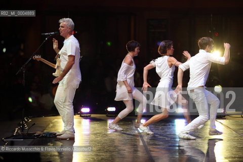 Rome, Jul 2o 2009 Auditorium Music Park.Scottish-American musician David Byrne in concert.   ©Riccardo Musacchio & Flavio Ianniello/Rosebud2