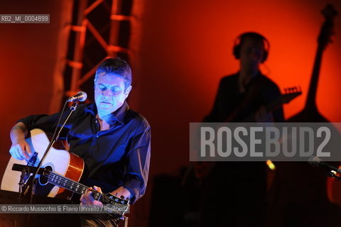 Rome, Jul 29 2009 Auditorium Music Park.Italian singer and songwriter Cristiano De Andre in concert De Andrè plays De Andrè.   ©Riccardo Musacchio & Flavio Ianniello/Rosebud2