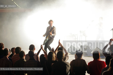 Rome,  Jul 17 2008 Auditorium Music Park.Rock band from Belgiun dEUS in concert..  ©Riccardo Musacchio & Flavio Ianniello/Rosebud2