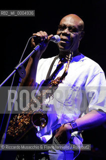 Roma, Auditorium Parco della Musica 07 11 2007.Roma Jazz Festival MetaSax..Manu Dibango soul Makossa Gang..  ©Riccardo Musacchio & Flavio Ianniello/Rosebud2