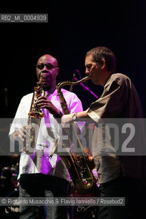 Roma, Auditorium Parco della Musica 07 11 2007.Roma Jazz Festival MetaSax..Manu Dibango soul Makossa Gang..  ©Riccardo Musacchio & Flavio Ianniello/Rosebud2