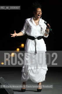 Rome, Jul 16 2009 Auditorium Music Park.American singer Rachelle Ferrell in concert..  ©Riccardo Musacchio & Flavio Ianniello/Rosebud2
