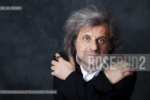 Portrait of Italian comic, writer and actor Alessandro Bergonzoni during Book Festival at Auditorium Parco della Musica, Apr 10 2011.   ©Riccardo Musacchio & Flavio Ianniello/Rosebud2