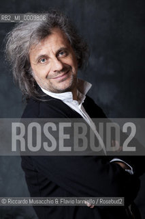 Portrait of Italian comic, writer and actor Alessandro Bergonzoni during Book Festival at Auditorium Parco della Musica, Apr 10 2011.   ©Riccardo Musacchio & Flavio Ianniello/Rosebud2