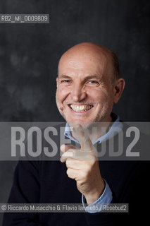 Portrait of Italian journalist and literary critic Marino Sinibaldi during Book Festival at Auditorium Parco della Musica, Apr 10 2011.   ©Riccardo Musacchio & Flavio Ianniello/Rosebud2