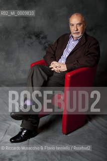 Portrait of Moroccan poet and writer Tahar Ben Jelloun during Book Festival at Auditorium Parco della Musica, Apr 10 2011.   ©Riccardo Musacchio & Flavio Ianniello/Rosebud2