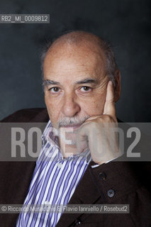 Portrait of Moroccan poet and writer Tahar Ben Jelloun during Book Festival at Auditorium Parco della Musica, Apr 10 2011.   ©Riccardo Musacchio & Flavio Ianniello/Rosebud2