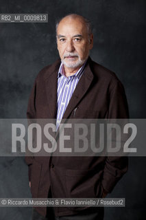 Portrait of Moroccan poet and writer Tahar Ben Jelloun during Book Festival at Auditorium Parco della Musica, Apr 10 2011.   ©Riccardo Musacchio & Flavio Ianniello/Rosebud2