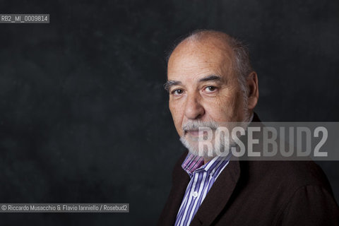 Portrait of Moroccan poet and writer Tahar Ben Jelloun during Book Festival at Auditorium Parco della Musica, Apr 10 2011.   ©Riccardo Musacchio & Flavio Ianniello/Rosebud2