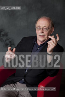 Portrait of Italian writer Antonio Tabucchi during Book Festival at Auditorium Parco della Musica, Apr 10 2011.   ©Riccardo Musacchio & Flavio Ianniello/Rosebud2