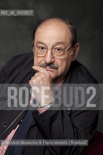 Portrait of Italian semiotician, philosopher and novelist Umberto Eco during Book Festival at Auditorium Parco della Musica, Apr 10 2011.   ©Riccardo Musacchio & Flavio Ianniello/Rosebud2