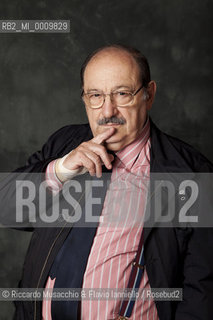 Portrait of Italian semiotician, philosopher and novelist Umberto Eco during Book Festival at Auditorium Parco della Musica, Apr 10 2011.   ©Riccardo Musacchio & Flavio Ianniello/Rosebud2