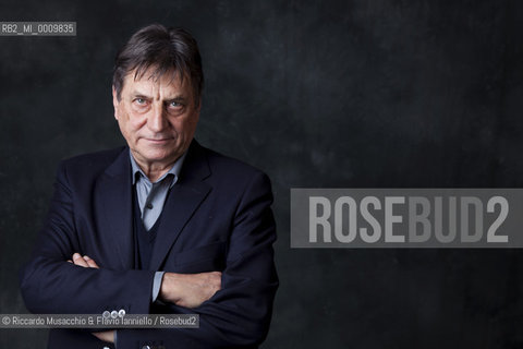 Portrait of Italian writer Claudio Magris during Book Festival at Auditorium Parco della Musica, Apr 01 2011.   ©Riccardo Musacchio & Flavio Ianniello/Rosebud2