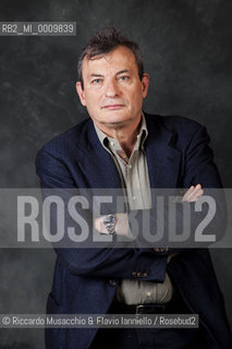 Portrait of Italian writer and journalist Oliviero Beha during Book Festival at Auditorium Parco della Musica, Apr 02 2011.   ©Riccardo Musacchio & Flavio Ianniello/Rosebud2