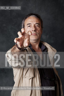 Portrait of Italian actor, songwriter, writer and comic David Riondino during Book Festival at Auditorium Parco della Musica, Apr 02 2011.   ©Riccardo Musacchio & Flavio Ianniello/Rosebud2