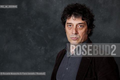 Portrait of  Italian novelist, essayist, and journalist Sandro Veronesi during Book Festival at Auditorium Parco della Musica, Apr 02 2011.   ©Riccardo Musacchio & Flavio Ianniello/Rosebud2