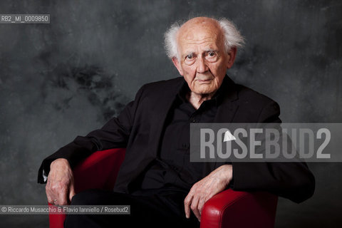 Portrait of Polish sociologist and writer Zygmunt Bauman during Book Festival at Auditorium Parco della Musica, Apr 09 2011.   ©Riccardo Musacchio & Flavio Ianniello/Rosebud2