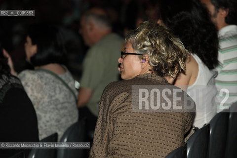 Rome, Auditorium Music Park Jul 10 2011.Luglio suona bene.John Mellencamp in concert.No Better Than This Tour.In the picture: the American actress Meg Ryan.  ©Riccardo Musacchio & Flavio Ianniello/Rosebud2