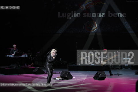 American singer Cindy Lauper in concert at Auditorium Parco della Musica, Rome Jul 11 2011.   ©Riccardo Musacchio & Flavio Ianniello/Rosebud2