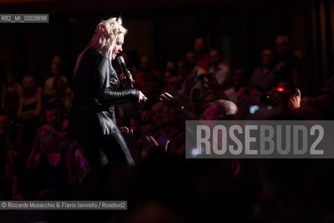 American singer Cindy Lauper in concert at Auditorium Parco della Musica, Rome Jul 11 2011.   ©Riccardo Musacchio & Flavio Ianniello/Rosebud2