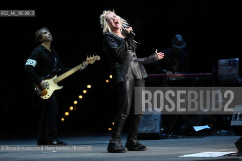 American singer Cindy Lauper in concert at Auditorium Parco della Musica, Rome Jul 11 2011.   ©Riccardo Musacchio & Flavio Ianniello/Rosebud2