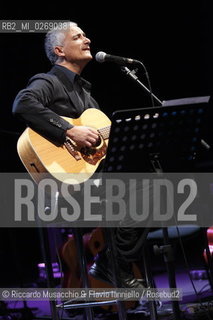 Rome, Auditorium Music Park Nov 23 2011.Bungaro & Michele Ascolese.Acusticanto Tour 2011 .Spegial guestes:.Pilar voice, Paolo Buonvino piano. ©Riccardo Musacchio & Flavio Ianniello/Rosebud2