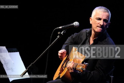 Rome, Auditorium Music Park Nov 23 2011.Bungaro & Michele Ascolese.Acusticanto Tour 2011 .Spegial guestes:.Pilar voice, Paolo Buonvino piano. ©Riccardo Musacchio & Flavio Ianniello/Rosebud2
