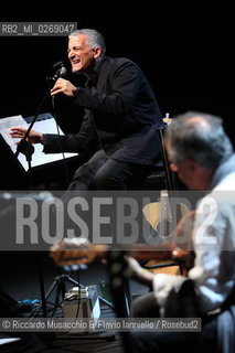 Rome, Auditorium Music Park Nov 23 2011.Bungaro & Michele Ascolese.Acusticanto Tour 2011 .Spegial guestes:.Pilar voice, Paolo Buonvino piano. ©Riccardo Musacchio & Flavio Ianniello/Rosebud2