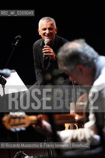 Rome, Auditorium Music Park Nov 23 2011.Bungaro & Michele Ascolese.Acusticanto Tour 2011 .Spegial guestes:.Pilar voice, Paolo Buonvino piano. ©Riccardo Musacchio & Flavio Ianniello/Rosebud2