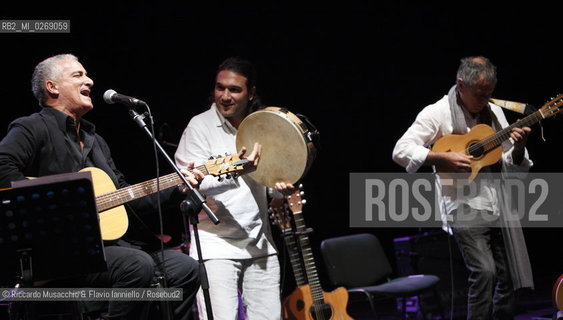 Rome, Auditorium Music Park Nov 23 2011.Bungaro & Michele Ascolese.Acusticanto Tour 2011 .Spegial guestes:.Pilar voice, Paolo Buonvino piano. ©Riccardo Musacchio & Flavio Ianniello/Rosebud2