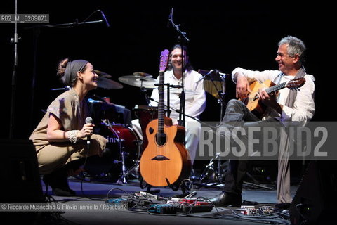 Rome, Auditorium Music Park Nov 23 2011.Bungaro & Michele Ascolese.Acusticanto Tour 2011 .Spegial guestes:.Pilar voice, Paolo Buonvino piano. ©Riccardo Musacchio & Flavio Ianniello/Rosebud2