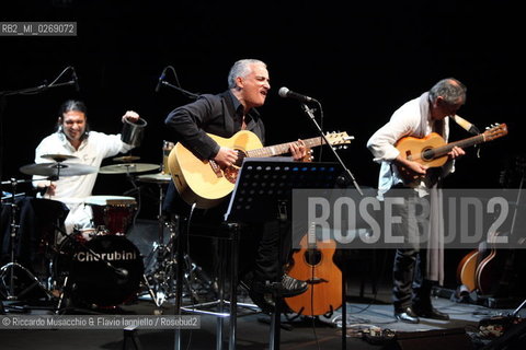 Rome, Auditorium Music Park Nov 23 2011.Bungaro & Michele Ascolese.Acusticanto Tour 2011 .Spegial guestes:.Pilar voice, Paolo Buonvino piano. ©Riccardo Musacchio & Flavio Ianniello/Rosebud2