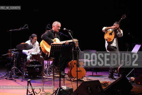 Rome, Auditorium Music Park Nov 23 2011.Bungaro & Michele Ascolese.Acusticanto Tour 2011 .Spegial guestes:.Pilar voice, Paolo Buonvino piano. ©Riccardo Musacchio & Flavio Ianniello/Rosebud2