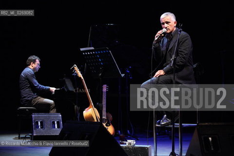 Rome, Auditorium Music Park Nov 23 2011.Bungaro & Michele Ascolese.Acusticanto Tour 2011 .Spegial guestes:.Pilar voice, Paolo Buonvino piano. ©Riccardo Musacchio & Flavio Ianniello/Rosebud2