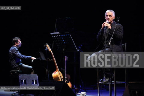 Rome, Auditorium Music Park Nov 23 2011.Bungaro & Michele Ascolese.Acusticanto Tour 2011 .Spegial guestes:.Pilar voice, Paolo Buonvino piano. ©Riccardo Musacchio & Flavio Ianniello/Rosebud2
